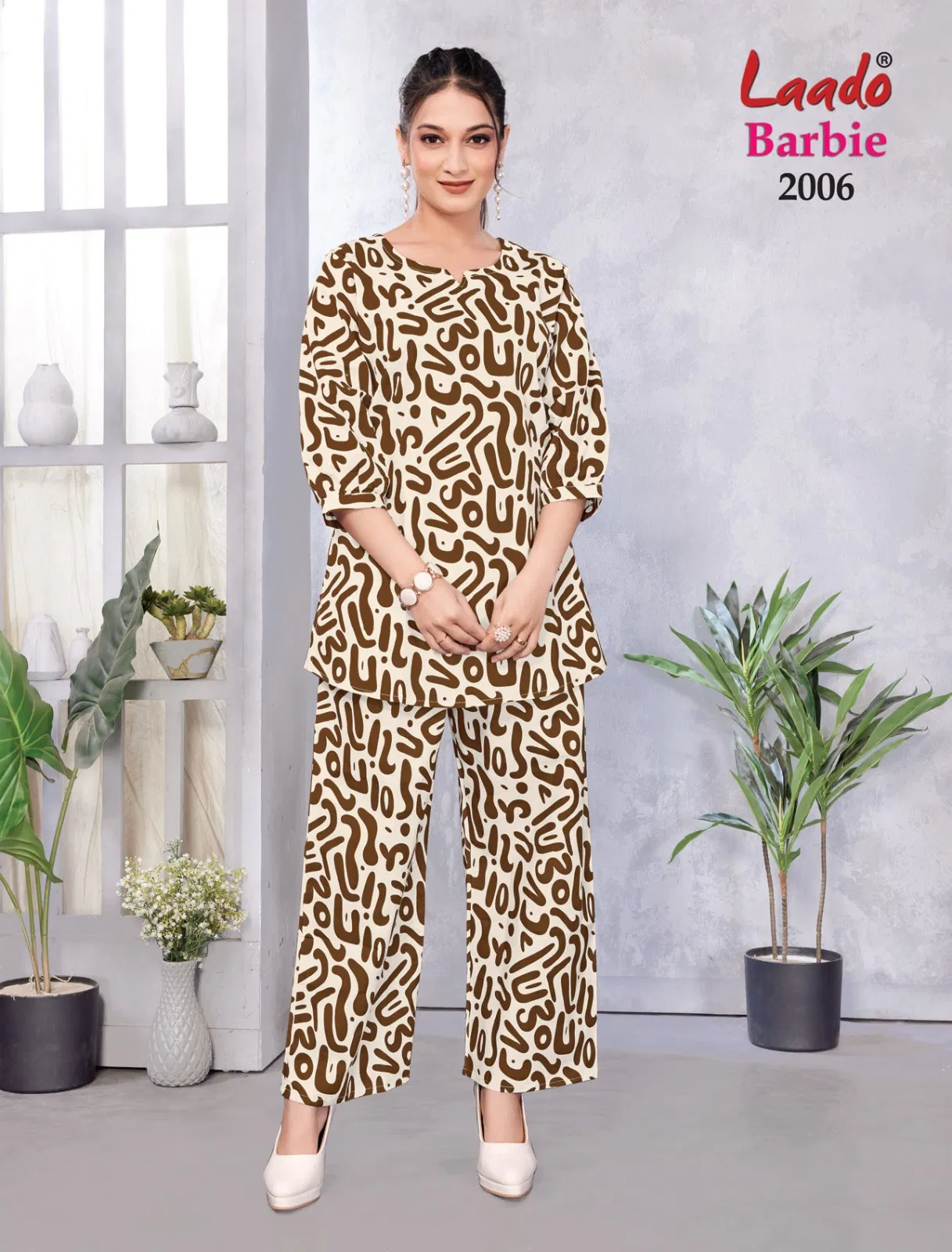 Barbie Vol 2 By Laado Cotton Printed Ladies Co Ord Set Exporters In India